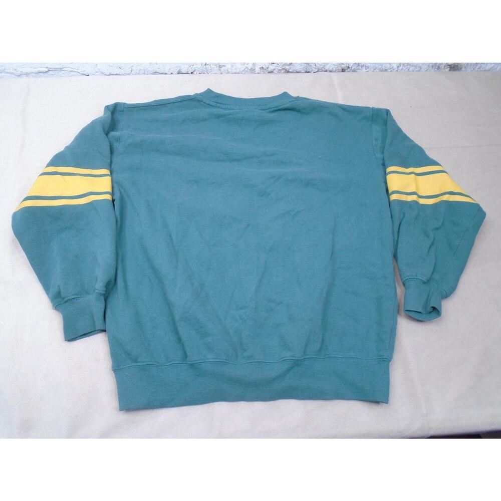 Winnie The Pooh Womens Sweathsirt Crewneck Green Striped Size XS - Picture 9 of 9